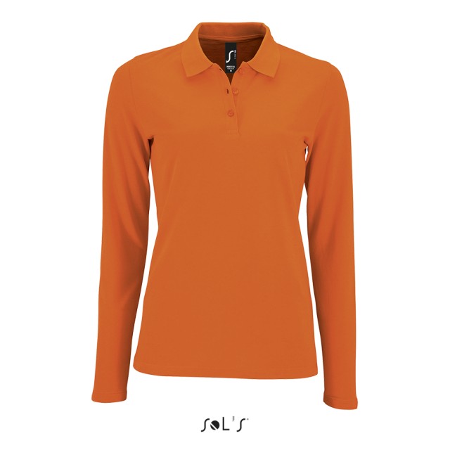 SOL'S PERFECT LSL WOMEN - LONG-SLEEVE PIQUÉ POLO SHIRT
