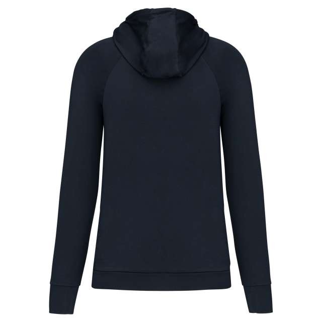 ZIP NECK HOODED SPORTS SWEATSHIRT