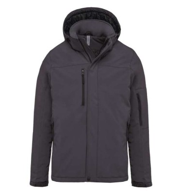 MEN'S HOODED SOFTSHELL LINED PARKA