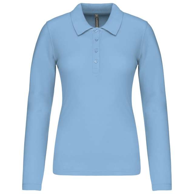 LADIES’ LONG-SLEEVED PIQUÉ POLO SHIRT