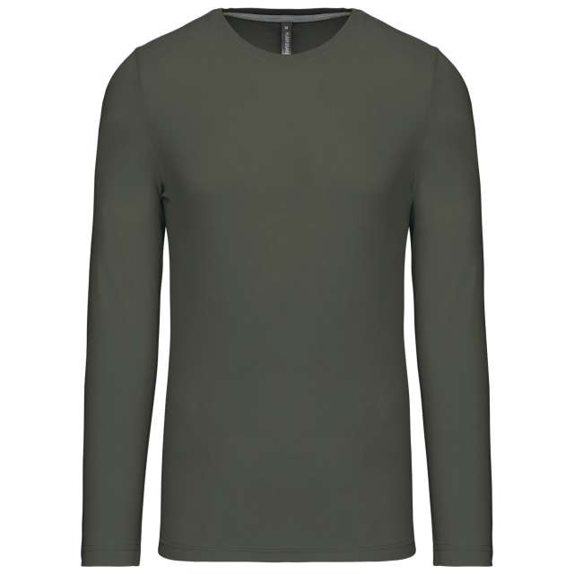 MEN'S LONG-SLEEVED CREW NECK T-SHIRT