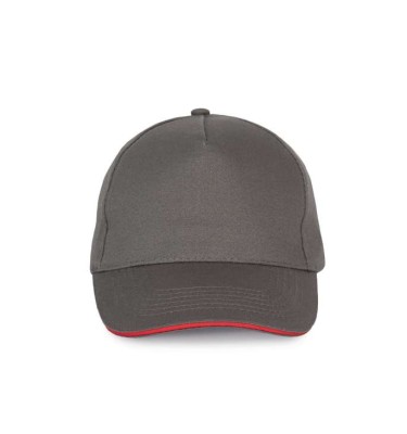 Slate grey/red