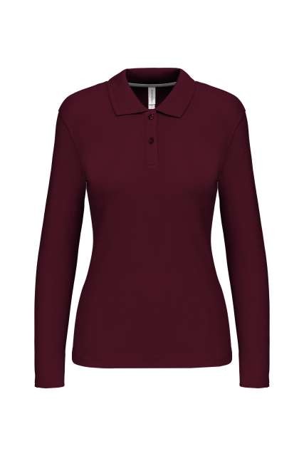LADIES' LONG-SLEEVED POLO SHIRT