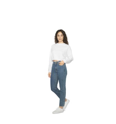 WOMEN'S FLEX FLEECE CROP PULLOVER