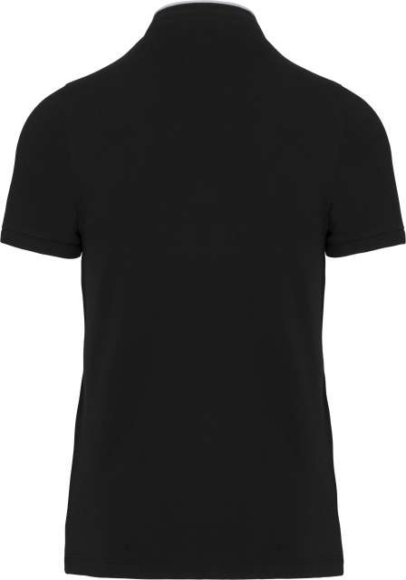 MEN'S SHORT SLEEVE POLO SHIRT WITH MANDARIN COLLAR
