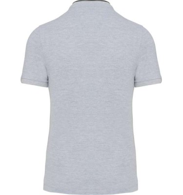 MEN'S SHORT SLEEVE POLO SHIRT WITH MANDARIN COLLAR