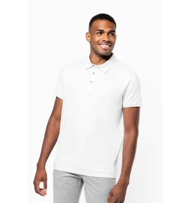 MEN'S SHORT SLEEVED JERSEY POLO SHIRT