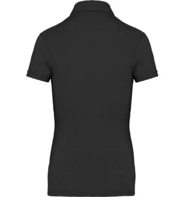 LADIES' SHORT SLEEVED JERSEY POLO SHIRT