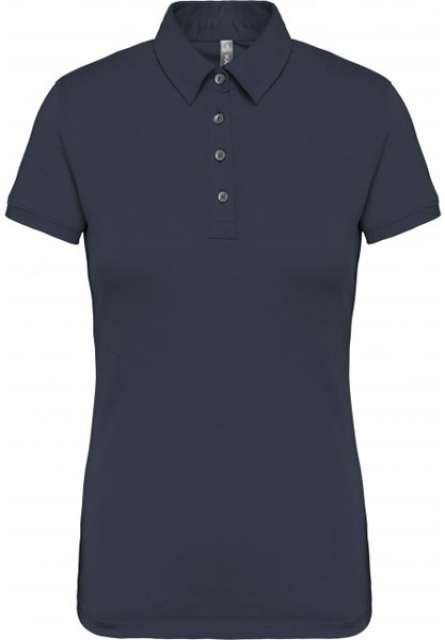 LADIES' SHORT SLEEVED JERSEY POLO SHIRT