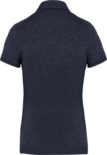 LADIES' SHORT SLEEVED JERSEY POLO SHIRT