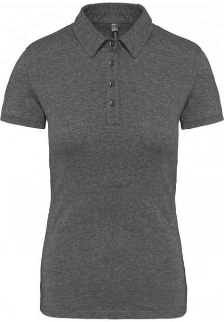 LADIES' SHORT SLEEVED JERSEY POLO SHIRT