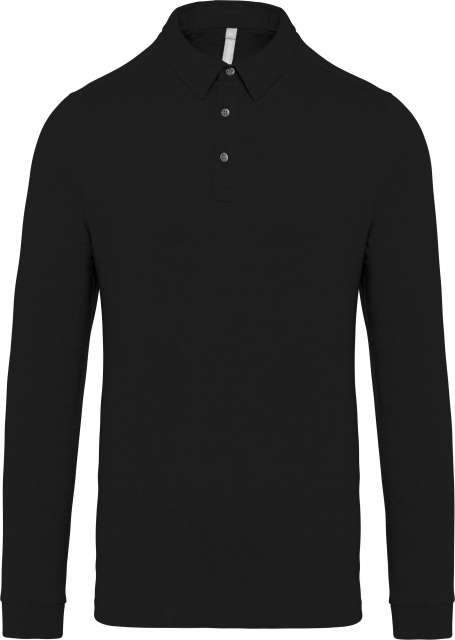 MEN'S LONG SLEEVED JERSEY POLO SHIRT