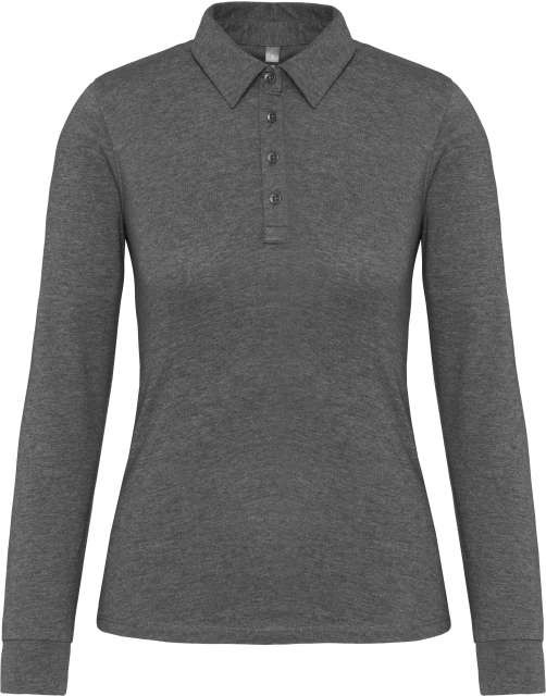 LADIES' LONG SLEEVE JERSEY POLO SHIRT