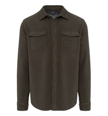 SHERPA-LINED FLEECE OVERSHIRT