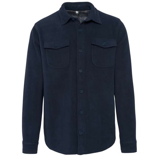 SHERPA-LINED FLEECE OVERSHIRT