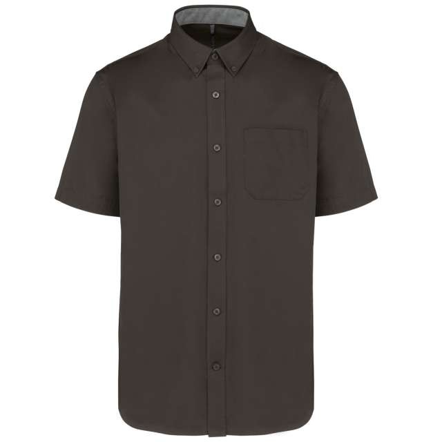 MEN'S ARIANA III SHORT-SLEEVE COTTON SHIRT