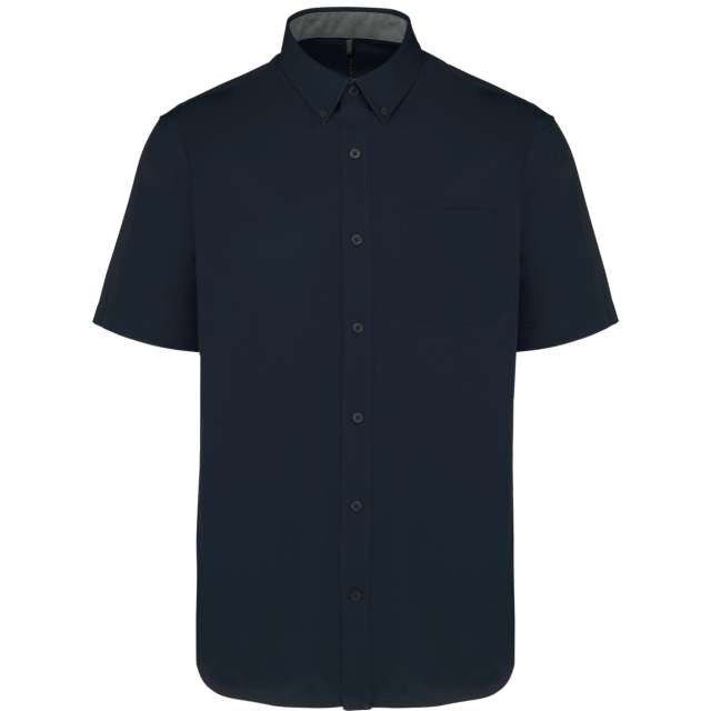 MEN'S ARIANA III SHORT-SLEEVE COTTON SHIRT