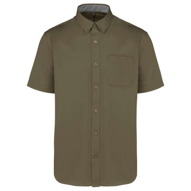 MEN'S ARIANA III SHORT-SLEEVE COTTON SHIRT