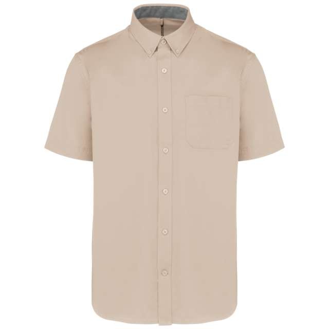 MEN'S ARIANA III SHORT-SLEEVE COTTON SHIRT