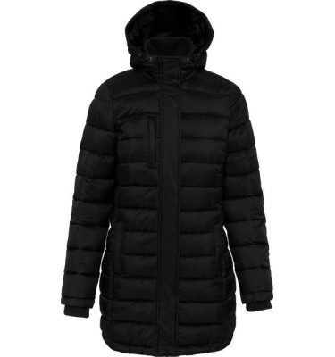 LADIES' LIGHTWEIGHT HOODED PADDED PARKA