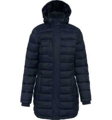 LADIES' LIGHTWEIGHT HOODED PADDED PARKA