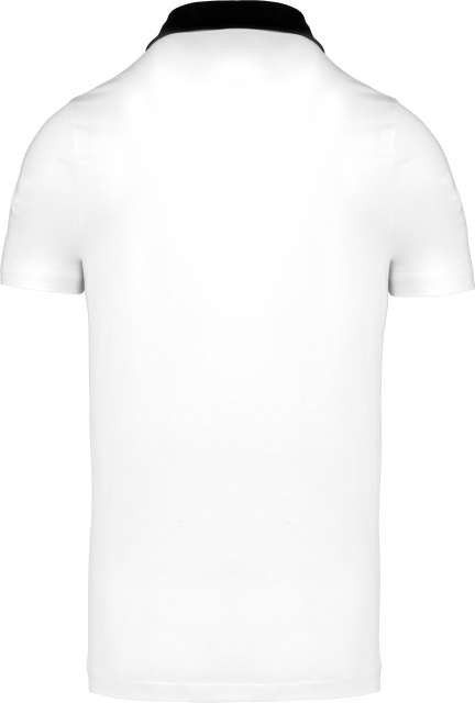 MEN'S TWO-TONE JERSEY POLO SHIRT
