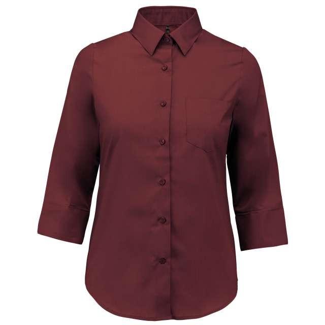 LADIES' 3/4 SLEEVED SHIRT