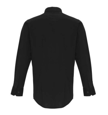 MEN'S STRETCH-FIT COTTON POPLIN LONG SLEEVE SHIRT