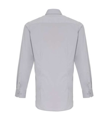 MEN'S STRETCH-FIT COTTON POPLIN LONG SLEEVE SHIRT