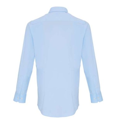 MEN'S STRETCH-FIT COTTON POPLIN LONG SLEEVE SHIRT