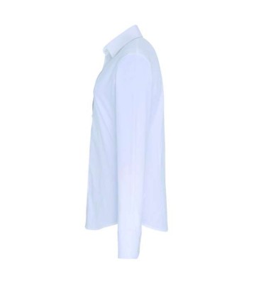 WOMEN'S STRETCH-FIT COTTON POPLIN LONG SLEEVE SHIRT