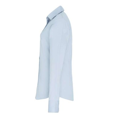 WOMEN'S STRETCH-FIT COTTON POPLIN LONG SLEEVE SHIRT