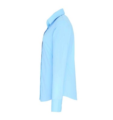 WOMEN'S STRETCH-FIT COTTON POPLIN LONG SLEEVE SHIRT