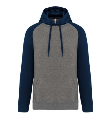 ADULT TWO-TONE HOODED SWEATSHIRT