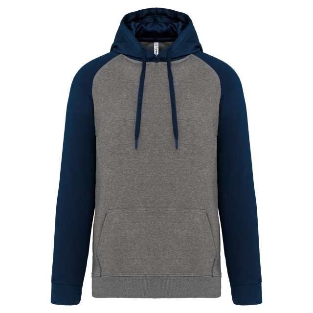 ADULT TWO-TONE HOODED SWEATSHIRT