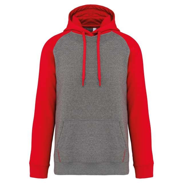 ADULT TWO-TONE HOODED SWEATSHIRT