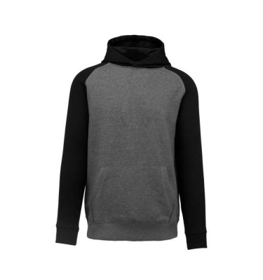 KIDS' TWO-TONE HOODED SWEATSHIRT