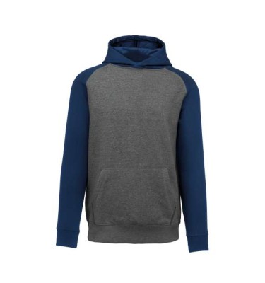KIDS' TWO-TONE HOODED SWEATSHIRT