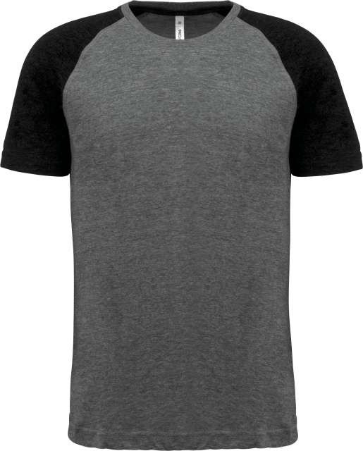 ADULT TRIBLEND TWO-TONE SPORTS SHORT-SLEEVED T-SHIRT