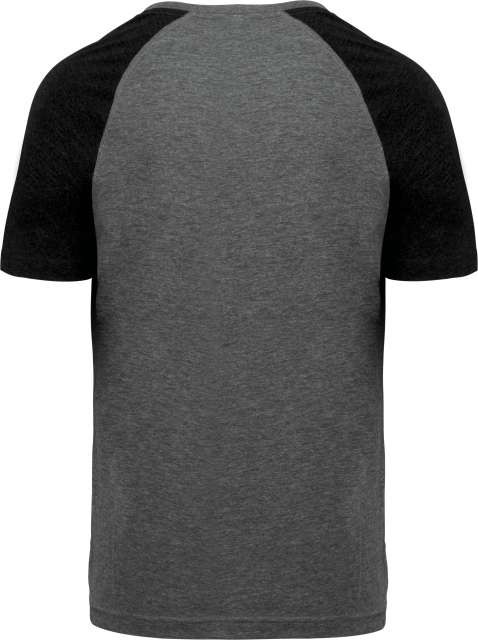 ADULT TRIBLEND TWO-TONE SPORTS SHORT-SLEEVED T-SHIRT
