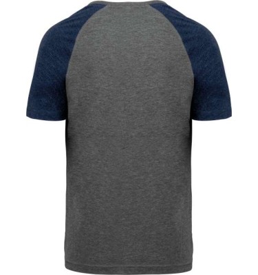 ADULT TRIBLEND TWO-TONE SPORTS SHORT-SLEEVED T-SHIRT