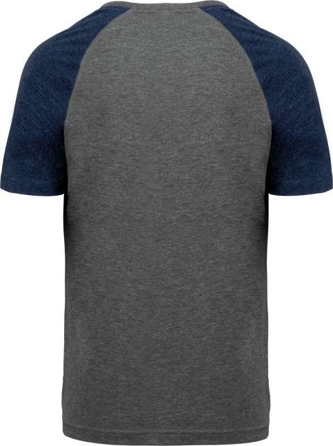 ADULT TRIBLEND TWO-TONE SPORTS SHORT-SLEEVED T-SHIRT