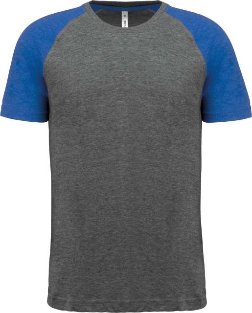ADULT TRIBLEND TWO-TONE SPORTS SHORT-SLEEVED T-SHIRT