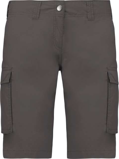 LADIES' LIGHTWEIGHT MULTIPOCKET BERMUDA SHORTS