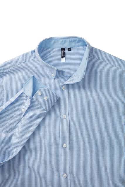 MEN’S COTTON RICH OXFORD STRIPES SHIRT