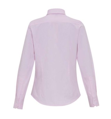 WOMEN'S COTTON RICH OXFORD STRIPES SHIRT