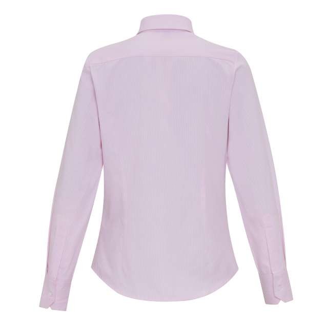 WOMEN'S COTTON RICH OXFORD STRIPES SHIRT