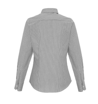 WOMEN'S COTTON RICH OXFORD STRIPES SHIRT