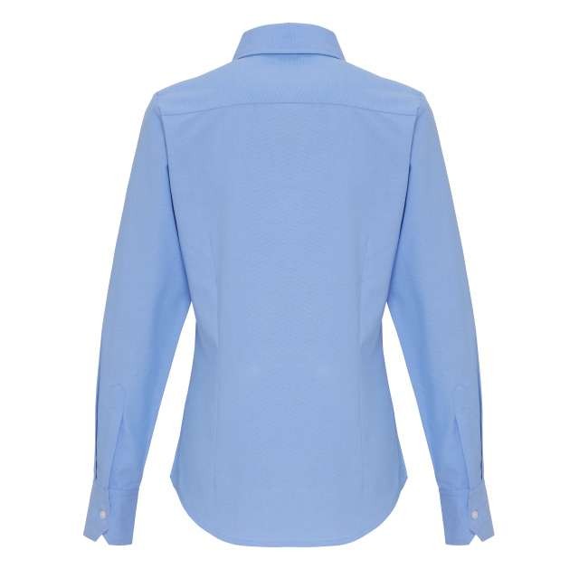 WOMEN'S COTTON RICH OXFORD STRIPES SHIRT