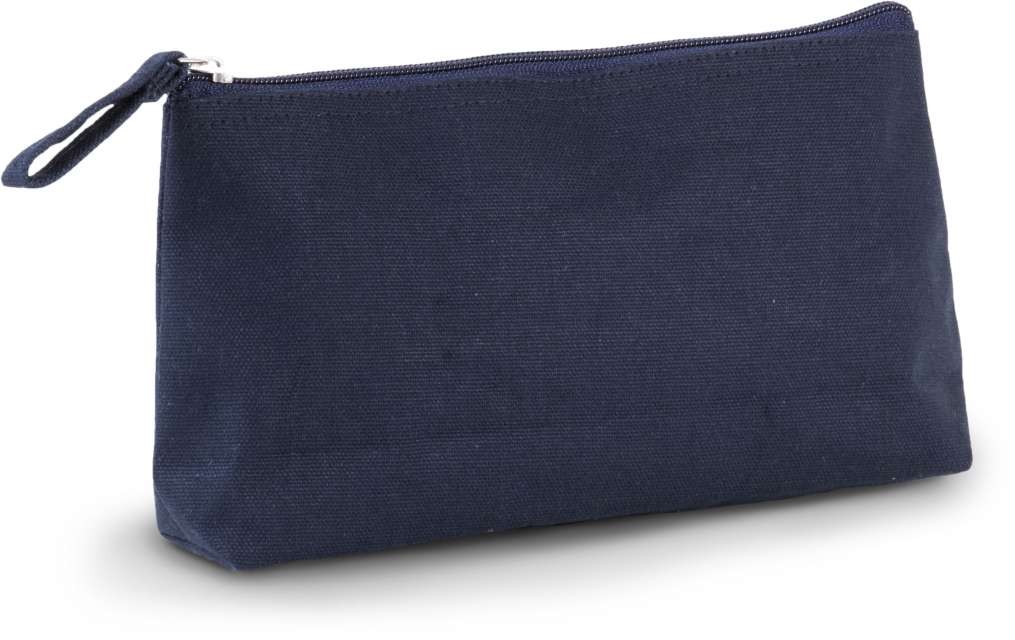 COTTON CANVAS TOILETRY BAG